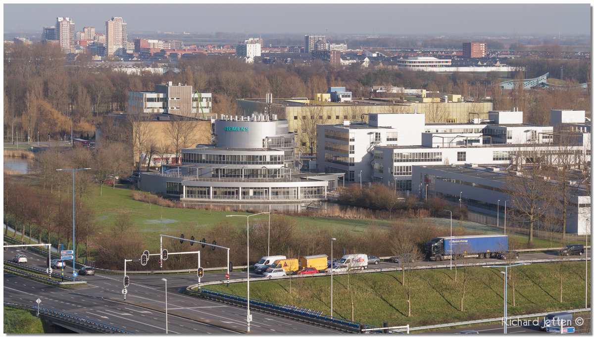 Zoetermeer van bovenaf bekeken.